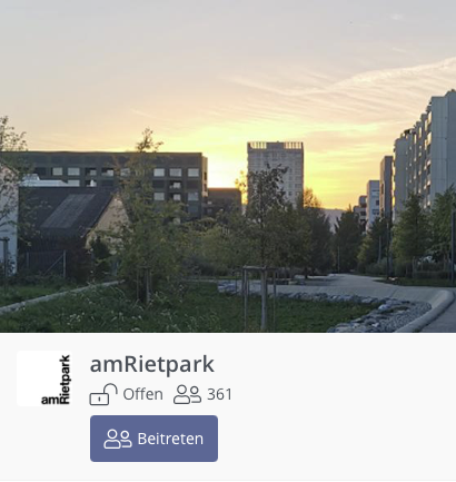 Sie wohnen im Quartier und sind noch nicht auf der App?